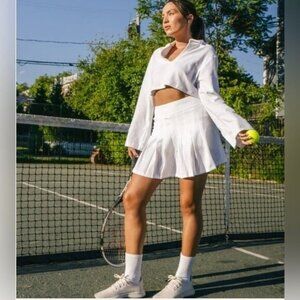 NEW! Kenny Flowers The Classic White Country Club Skort White SZ S, M, L